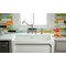 Whitehaus Bridge Faucet W/ Long Traditional Swivel Spout, Cross Handles And Brass WHKBTCR3-9201-NT-BN - alternate 2